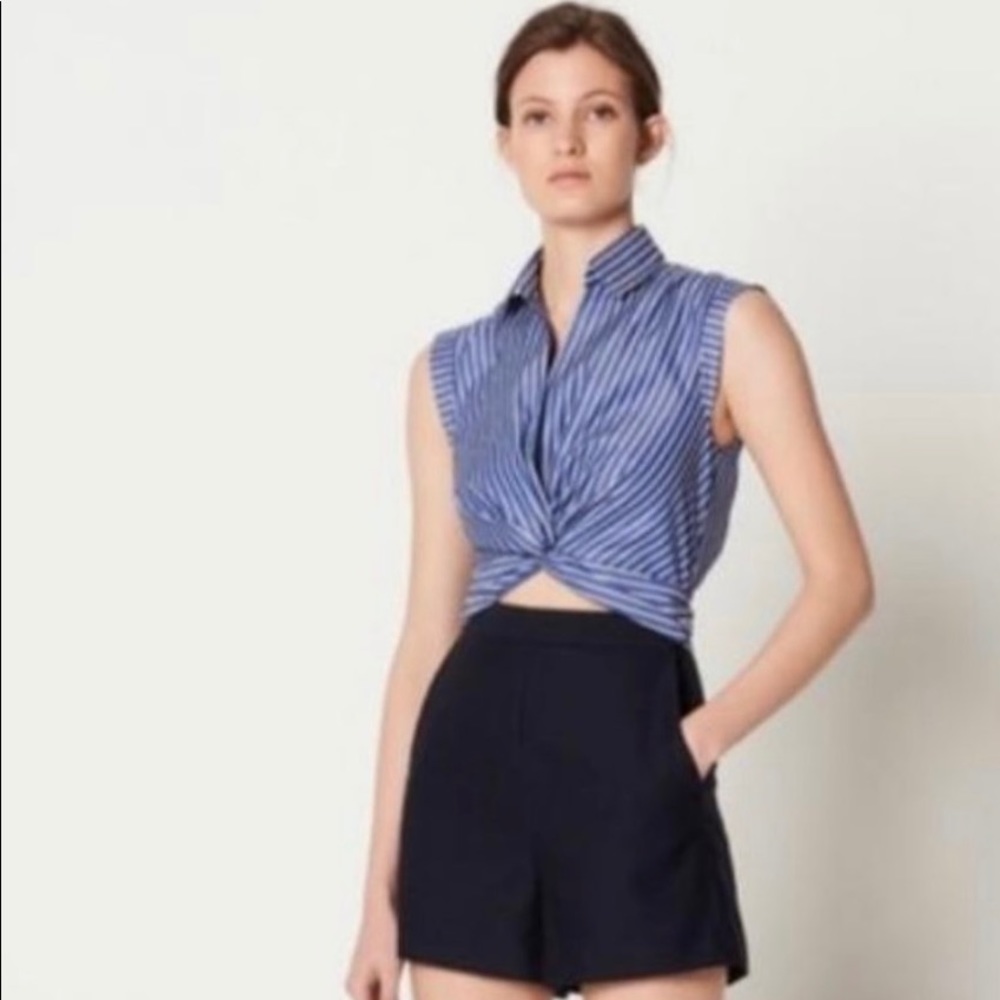 Sandro Romper Blue Size 40